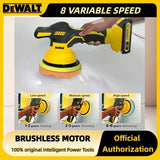DeWALT 8 Gears Adjustable Cordless Car Polisher Electric Auto Waxing Sanding Sealing Glaze Tool For Dewalt 20V Battery