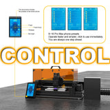 Back Glass Laser for iPhone 8-17 Series, Glue Removal Laser Engraving Seperator, w/Air Purifier&Cell Phone Repair Tool