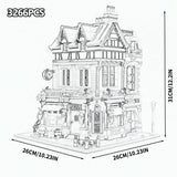 Creative Expert Brick Bank Street View Building Blocks Tudor Corner Assembly Downtown Diner Assembly Square Model Sets Toys Gift For Adults Room Decor 10251