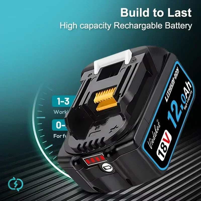 Original 18V 8.0Ah/10.0Ah/12.0Ah 18V Tool Battery BL1830B BL1840B BL1860 BL1850B Tool Battery for Makita 18V Battery