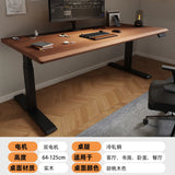 Modern Wooden Electric Height Adjustable Computer Desk High End Design Standing Desk Converter Study Desk Home Furniture FYCD