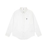 2026 New Men's Long Sleeve Casual Shirt Double Chest Pocket Button Up Soft Loose Linen Comfy Daily Work Street Outdoor Wear Tops
