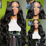 30 40 Inch Body Wave 5x5 Glueless Wigs Human Hair Wear and Go glueless
