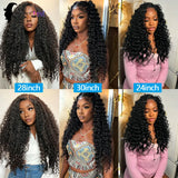12A Deep Wave Bundles Human Hair Brazilian Remy 30 32 Inch Raw Curly