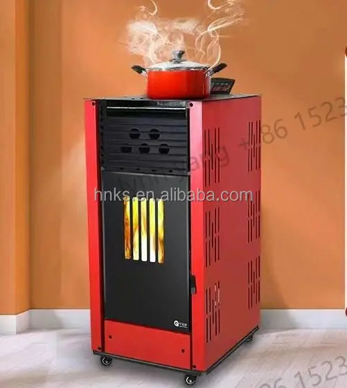 Custom Small Smokeless Charcoal Pellet Heating Stove Engine Saving Burning Pellet Heating Stove Fireplace Pellet Burner Fireplac