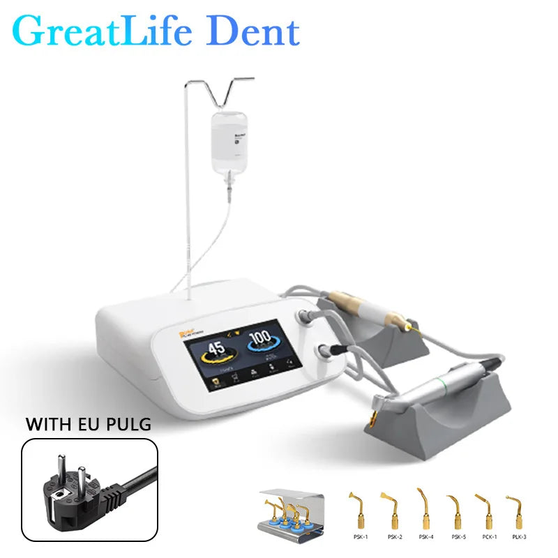 GCC MX EU SA AE Stock Dental Piezo Surgery & Implant Motor 2 in1 SURGIC TOUCH Surgical Drilling Piezosurgery Bone Cutter Device