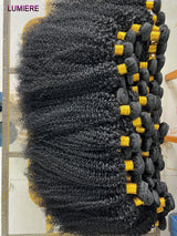 30 40” Kinky Curly Bundles Real Human Hair Brazilian Hair Weave Bundles 1/3/4 PCS Human Hair Bundles Virgin Raw Hair Extensions