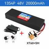 48V Electric Scooter Battery 20Ah 18650 Grade-A Cells 13S4P Built-in BMS T-XT60 for Kugoo M4 M4Pro Max Speed Series