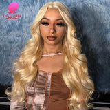 613 Glueless Wigs Human Hair 5x5 Lace Closure Wig Bone Straight Blonde Pre Plucked Glueless Wig Remy Human Hair Wigs Ready To Go