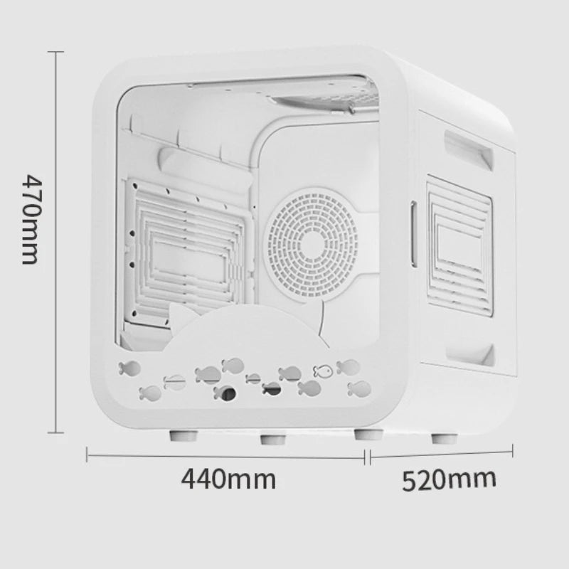 Pet Smart Drying Box Automatic Temperature Control Cat Bathing Low Noise Dryers Household Sterilization Dog Grooming Pet Product