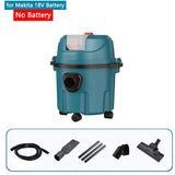 Cordless Vacuum Cleaner For Both Dry And Wet Use Floor Car Pet Hair HighPower Multifunction Clean Tool Fit Makita 18V No Battery