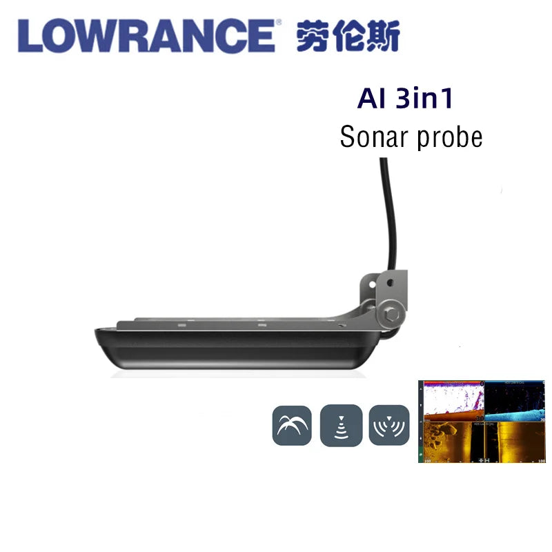 New Lowrance FS 9 Finder with Active Imaging 3-in-1 Transducer Preloaded C-MAP Contour and Charts