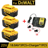 For DeWalt 20V Lithium Ion Batteries 20V 12Ah 18Ah DCB203 Li Ion Battery Replacement DCB206 DCB205 DCB204 DCB200 Power Tools