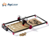Algolaser DIY KIT MK2 10W Table CNC Laser Cutter Engraver 3.5” Touch Scree Phone&WiF Metal Wood Lase Cutting Engraving Machine