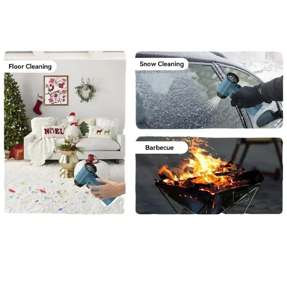 450000RPM Air Blower Powerful  Mini Turbo Fan Jet 10000mAh 600g Thrust 70m/s Wind Brushless Duster leaf Removal Dryer keyboard