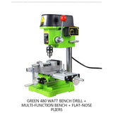 New Small Household Multifunctional Electric Milling Machine Drilling Tool 220V/480W Electric Drill Variable Speed Drill Small B