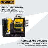 Dewalt DW089LG 3 Sides*360 Degree Vertical Lines Laser Level Horizontal