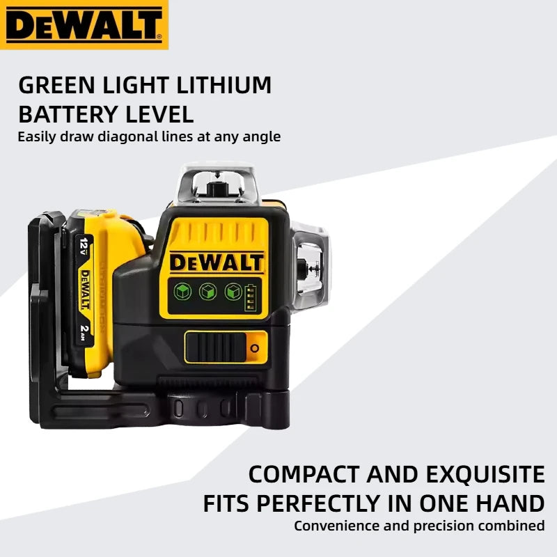 Dewalt DW089LG 3 Sides*360 Degree Vertical Lines Laser Level Horizontal