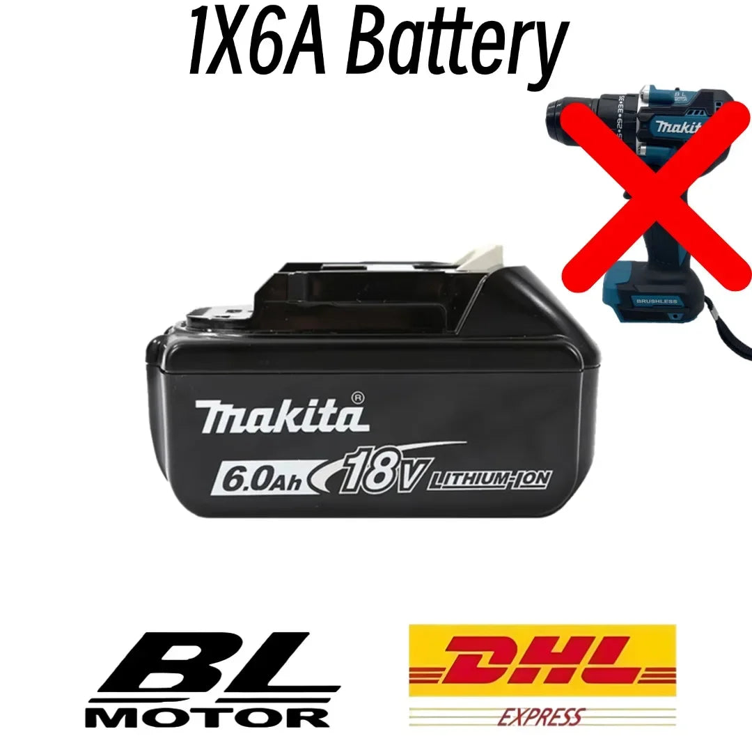 Pro-Grade Original Makita DDF487 Cordless Driver Drill Brushless Electric Impact Screwdriver 18V Rechargeable Power Tool