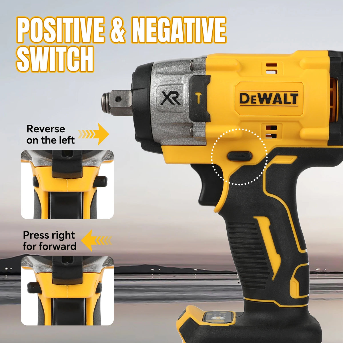 DeWALT DCF900/921/922 Brushless Impact Wrench  20V Power,Pressure-Driven Speed,Double Safety&Ergonomic Design