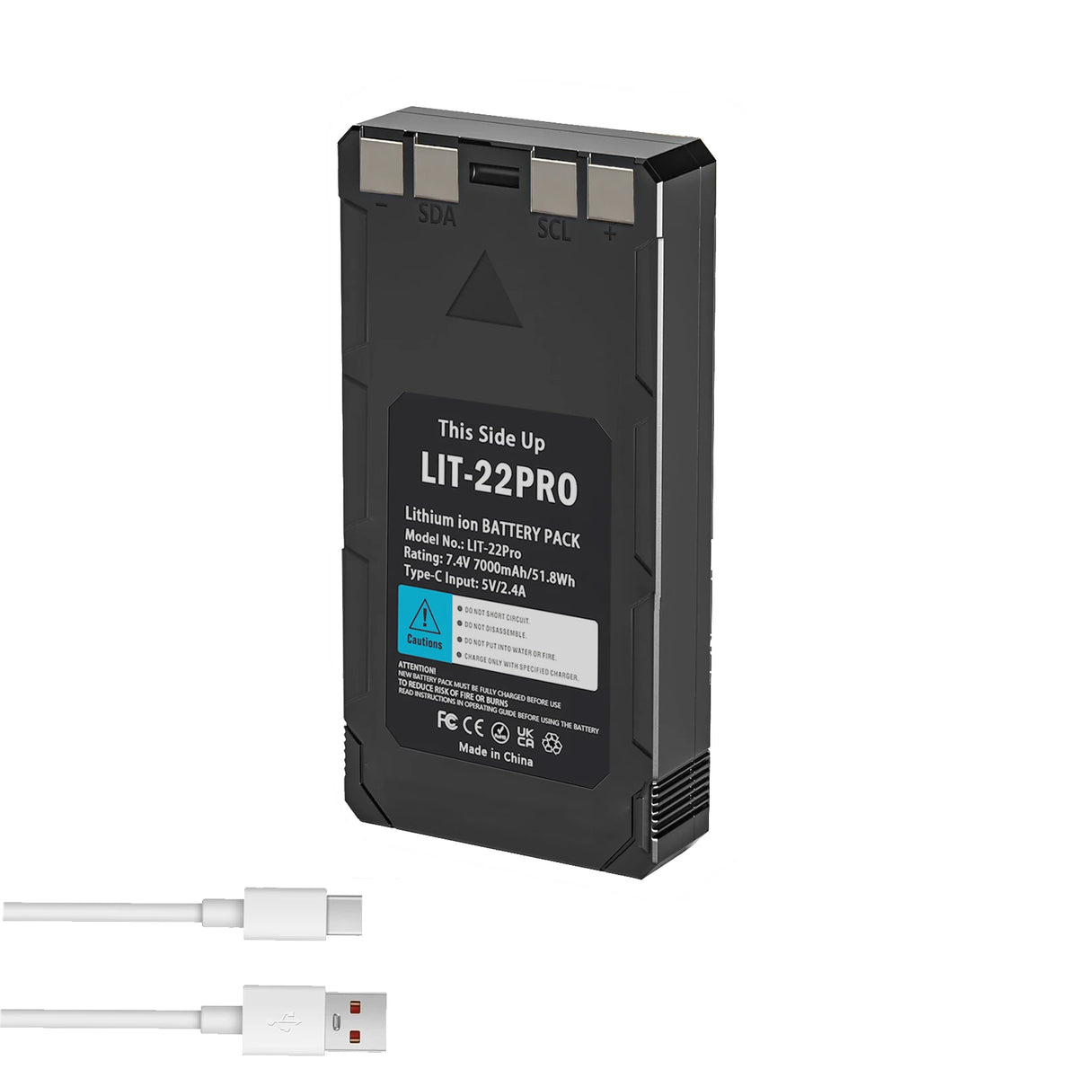 7000mAh SPYPOINT LIT-22 Battery for Cellular Trail Camera For SPYPOINT Flex-M Flex-S Flex G-36 Flex-Plus Rechargable Lithium
