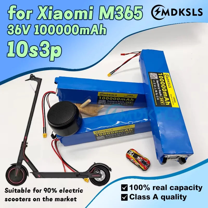 NEW For M365 36V 10S3P 18650 Lithium Battery Pack BMS Suitable for Xiaomi PRO Bicycle Kick Scooter Long lasting battery life