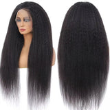 Kinky Straight Human Hair Wigs 13x4 5x5 HD Lace Front Human Hair Wigs