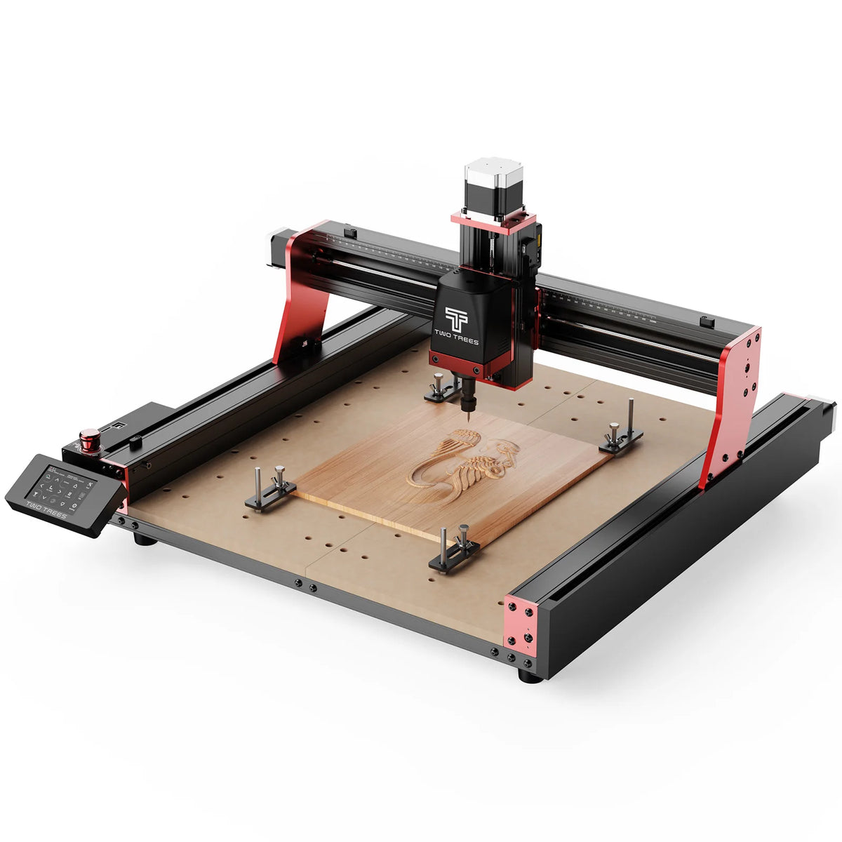 Twotrees 3-Axis/4-Axis CNC Router Milling Cutting Machine TTC450 PRO  Jewelry Engraver For Wood Acrylic PCB PVC MDF Metal