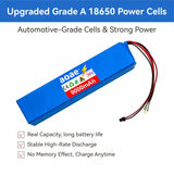 36V Electric Scooter Battery 9.0Ah 18650 Grade-A Cells 10S3P 500W-1000W Built-in BMS XT30 JST Long Range Safe & Durable