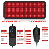 Updated Red Light Therapy Heating Pad for Body Device Cushion Mat Waist Back Shoulder Muscle Pain Relief Relax Infrared Light