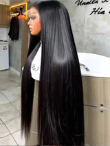 13x4 13x6 HD Lace Frontal 5x5 Closure Wigs | 40 42 Inch Bone Straight