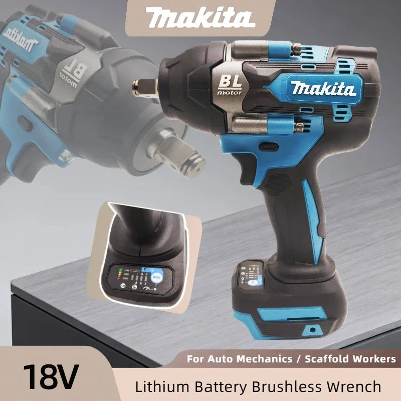Makita DTW700 Brushless Electric Screwdriver Machine, Rechargeable Drill Driver, 18V Battery and ChargerWood Milling Cutter
