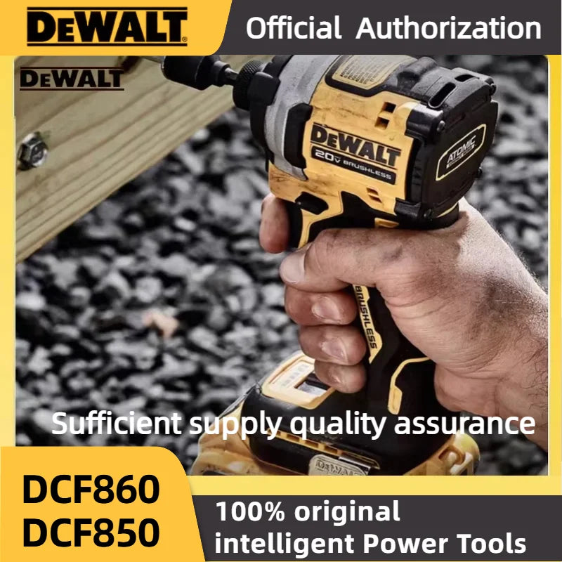 DeWalt DCF860 20V Rechargeable Cordless Electric Screwdriver, Lithium-Ion Battery, Power Tools, High Torque Original drill press