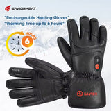 Savoir Heat Skiing Gloves Riding Skiing Fishing Hunting Outdoor Sports Rechargeable Electric Heated Gloves Winter Warmer Battery