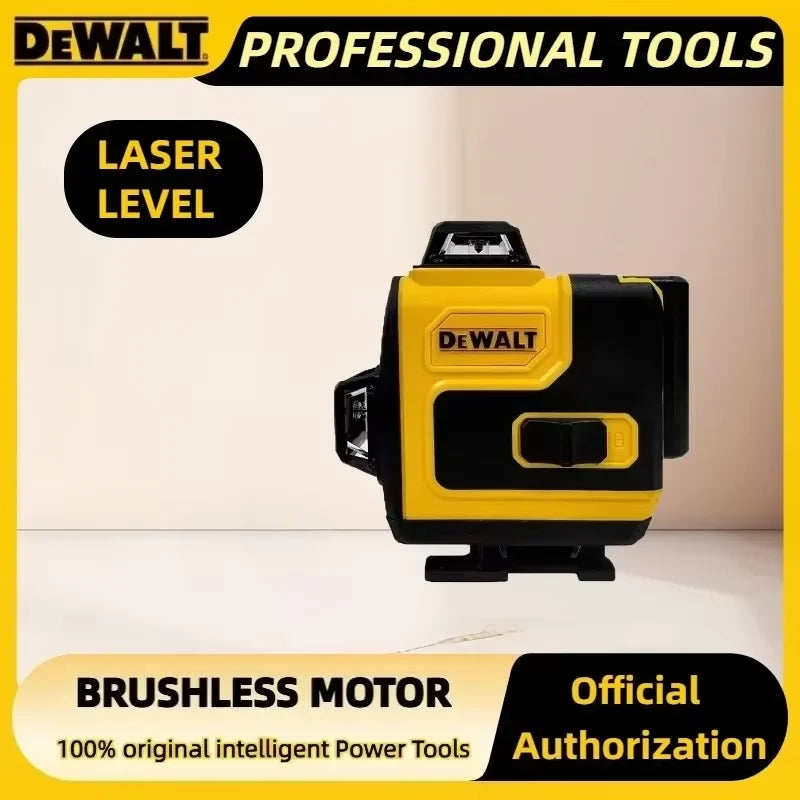 Dewalt 16Lines Rechargeable Professional Meter Laser Level 3 Sides*360 Degree Vertical Horizontal Green Light For Dewalt  20V