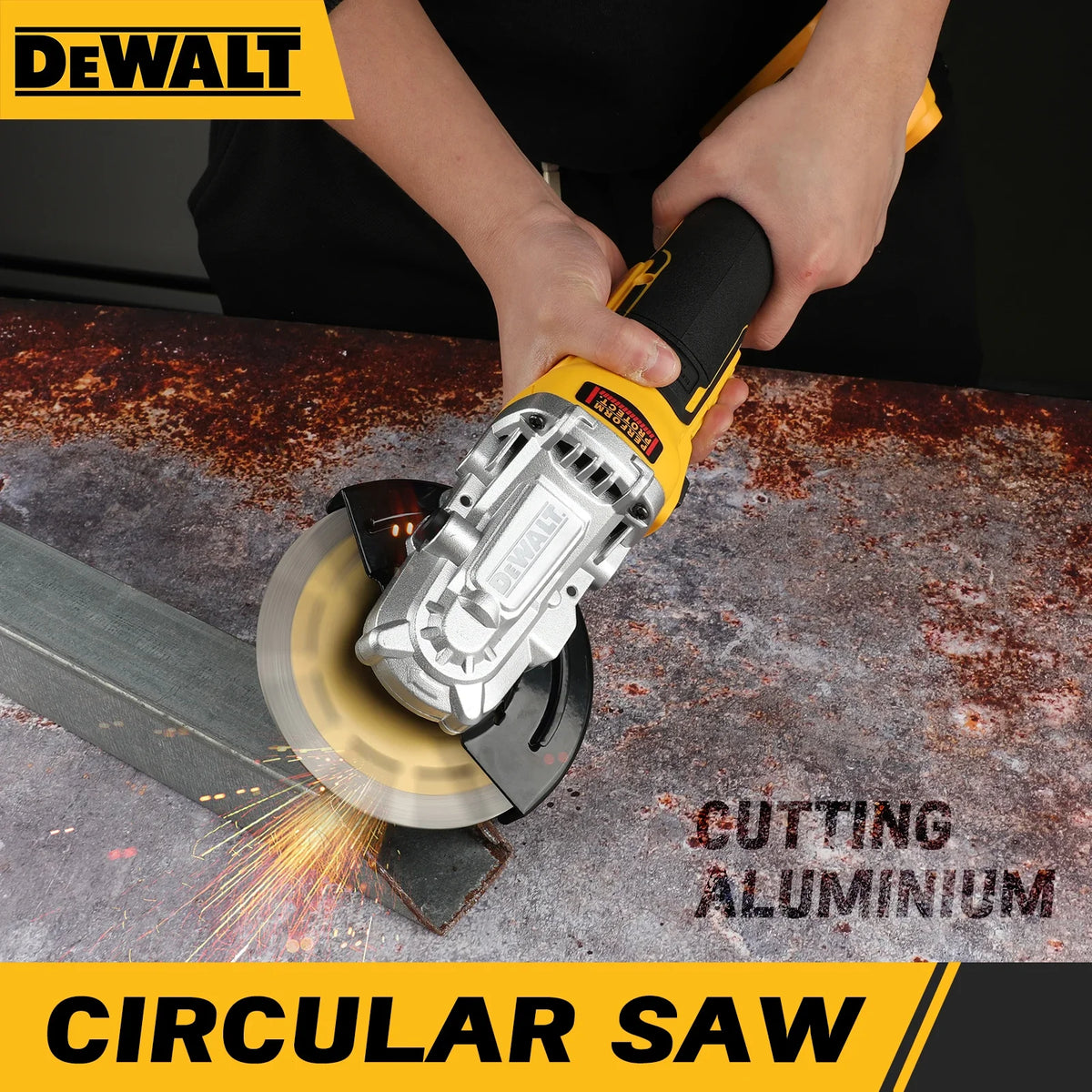 2026 New! DEWALT DCG405FN 125mm Flat Head Angle Grinder - Bare Machine, 18V Lithium - Powered Brushless Tool for Precise Cutting