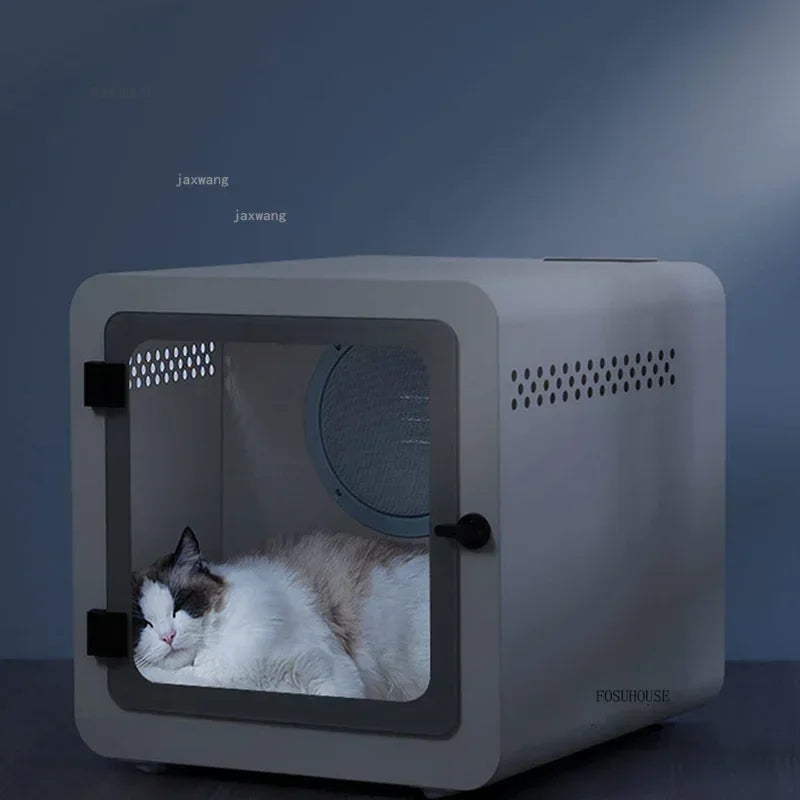 Automatic Pet Hair Dryer Dog Smart Grooming Dryers Home Cleaning Bath Drying Box Machine Cat Cage Water Blower Accessories