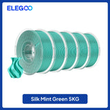 ELEGOO 5KG/10KG 1.75mm Silk PLA Filament,3D Printer Filament 1kg Gold Silver Fits for Most FDM 3D Printers