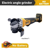 Dewalt 125MM DCG406 Cordless  Angle Grinder 9000RPM Cutting Machine Polishing Machine Tool For 20V Lithium Batteries