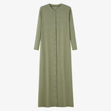 AS 2025 summer woman dress comfortable ribbing maxi button dress lady clothes