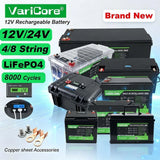 VariCore 12V/12.8v 340Ah 360Ah 180Ah 120Ah 100Ah 4s LiFePO4 Battery Lithium Iron Phosphate Batteries for RV Golf Cart Tax Free