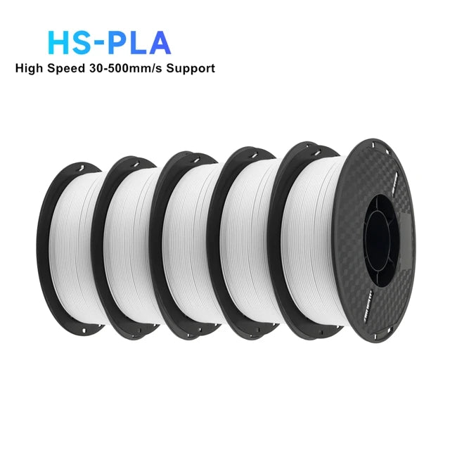 KINGROON High Speed PLA Filament 1.75mm New HS-PLA 3D Printer Filament For 30-500mm/s Fast Printing Rapid PLA 5kg 10kg Mix Color