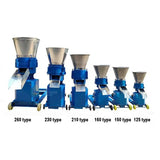 Small wood poultry chicken fish pig goat cow cat animal pellet manufacturing pelletizer feed processor