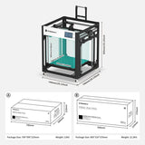 TRONXY VEHO 500 PRO High Speed 3D Printer 600mm/s Printing Large Build Size 500*500*600mm With Klipper Firmware 3D Printer Kits
