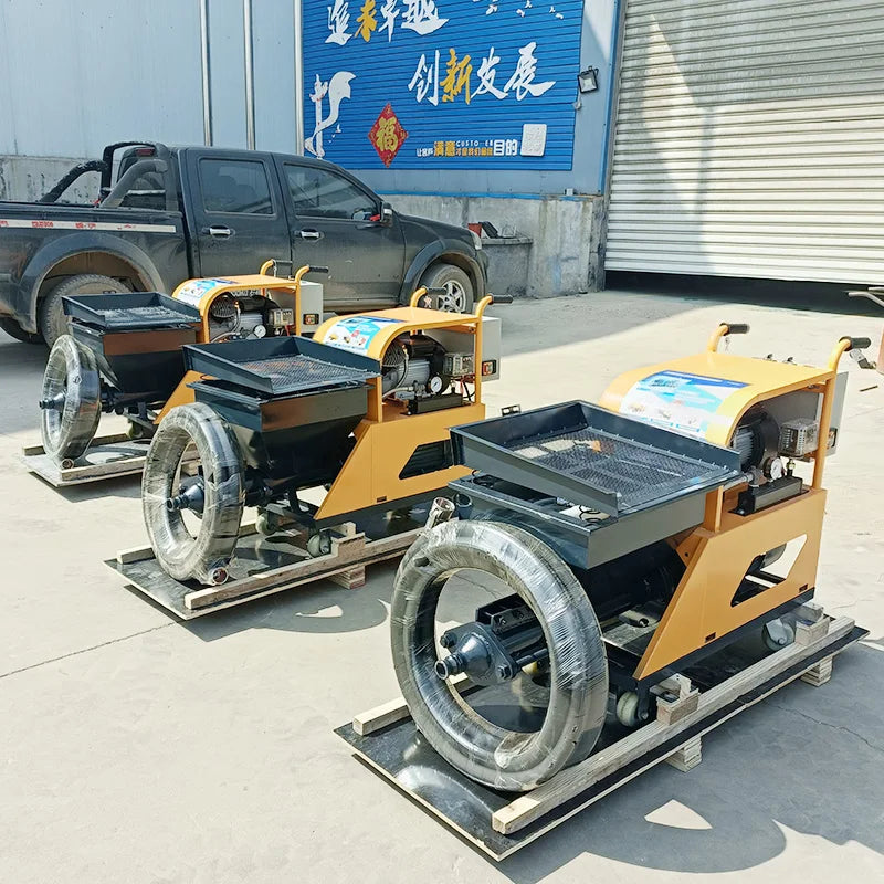 Electric 3m3/h Wall Plastering Machine Residential Commercial Construction Wall Cement Plaster Machine Mortar Spraying Machine
