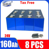 1-16PCS 3.2V 160Ah LiFePO4 New Grade A Battery Lithium Iron Phosphate For DIY 12V 24V Car Motor Batteries Modification Duty-free