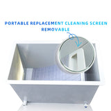 QihangRAS Home Use Garden Pond Filter 5m3/h Seive Filter for Koi Pond Aquaculture Equipment Aquarium Fish tank Mesh Sieve Filter