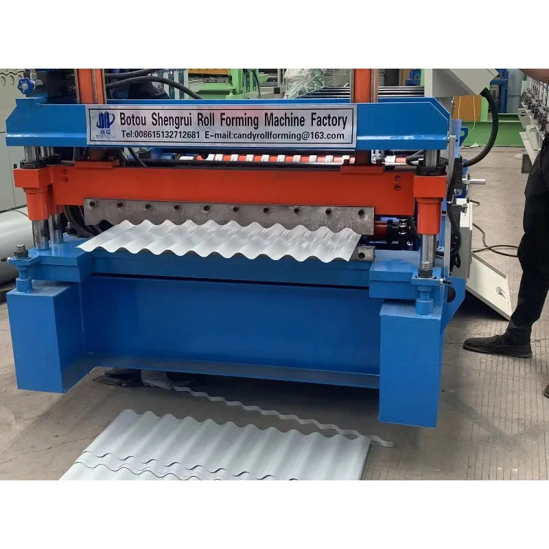 YG Customized High Quality Galvanized Corrugated Wave Panel Metal Wall Plate Roof Roofing Sheet Steel Metal Automatic Roll Formi