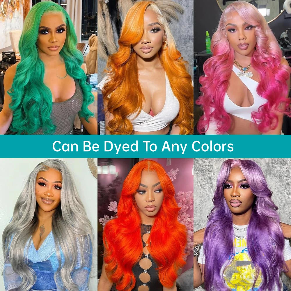 613 13x6 Lace Front Wig Human Hair Body Wave Blonde Lace Frontal Wigs