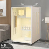 Solid Wood Cages Super Large Cat Villa Double-storey Cat Cage House Home Luxury Nest Cat Cabinet Indoor Pet  House